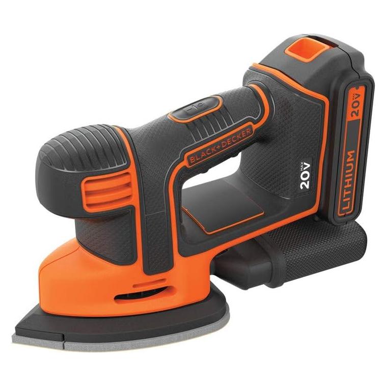 Lijadora de Hoja BLACK+DECKER 20V MAX BDCMS20C Compacta