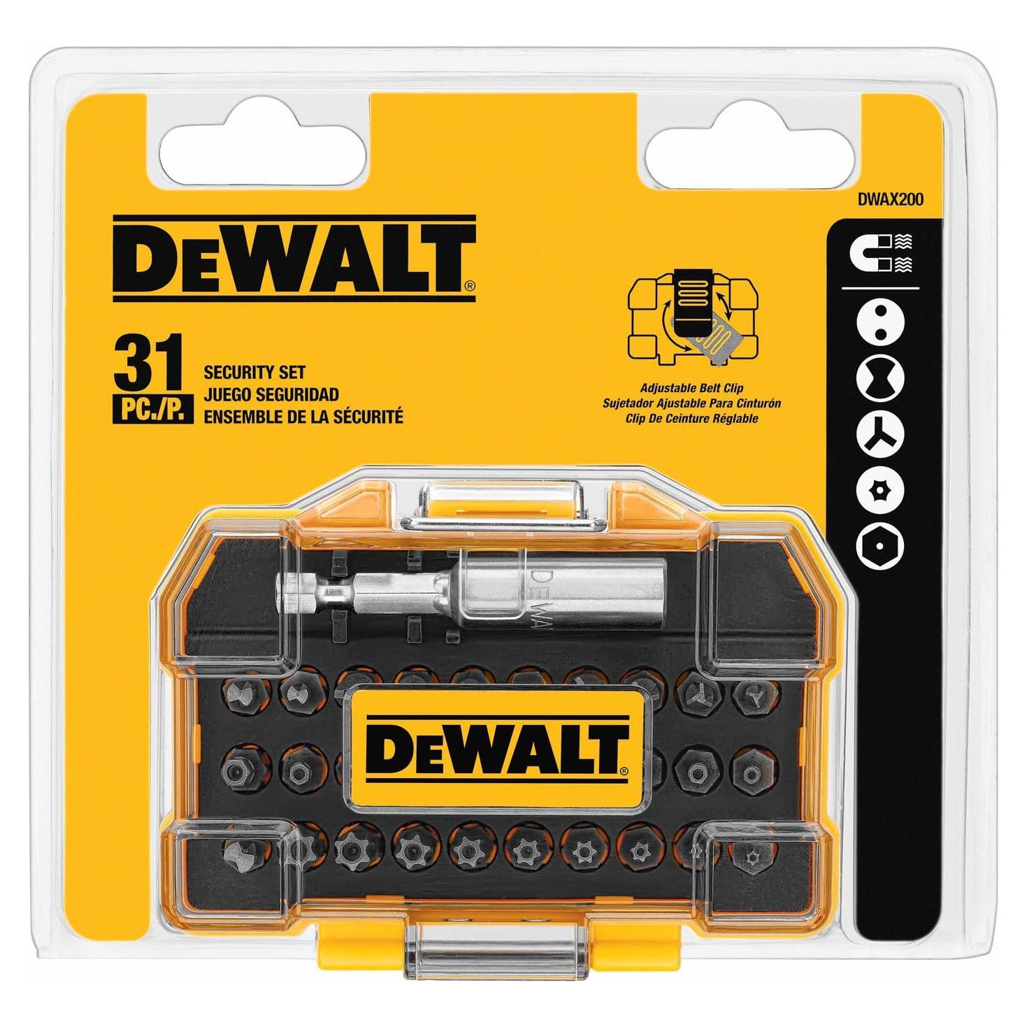 Juego de Destornilladores DEWALT DWAX200, 31 Piezas