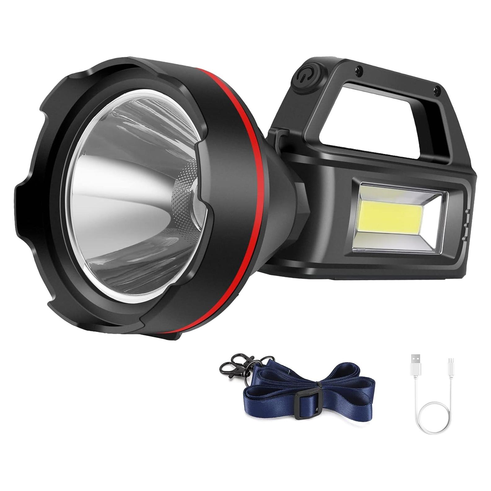 Linterna de Mano Recargable SUNPRO QK-SCD 4 Modos USB