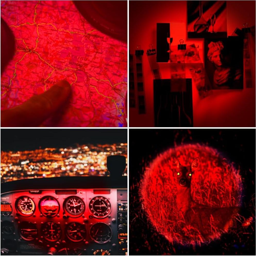 Linterna LED Roja de Alta Potencia WAYLLSHINE 137m