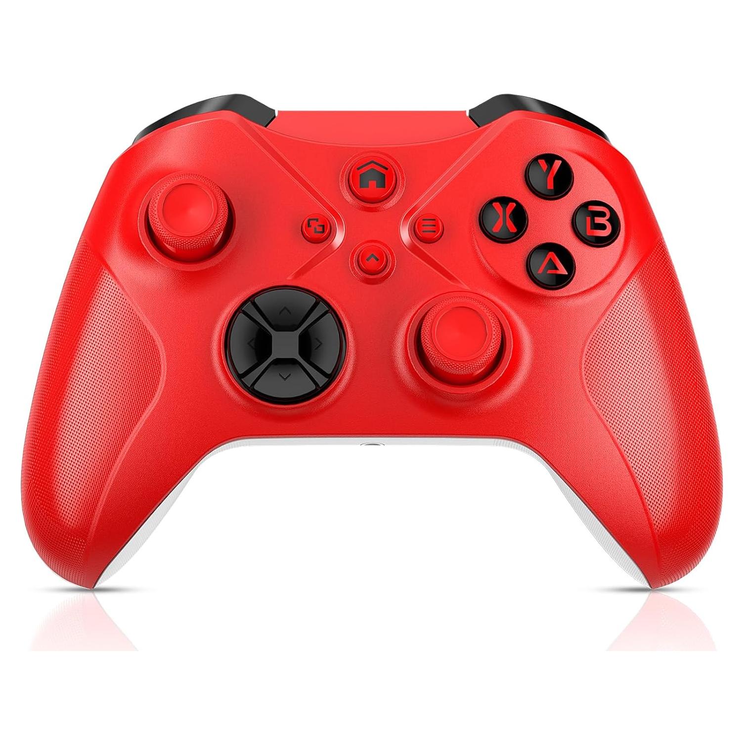 Controlador Inalámbrico Xbox Rojo - Doble Vibración y Turbo