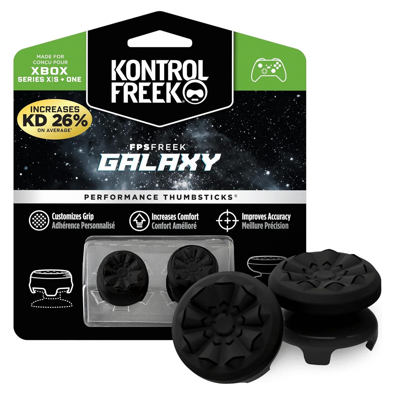 KontrolFreek FPS Freek Galaxy Negro para Xbox One/SX | 2 Thumbsticks