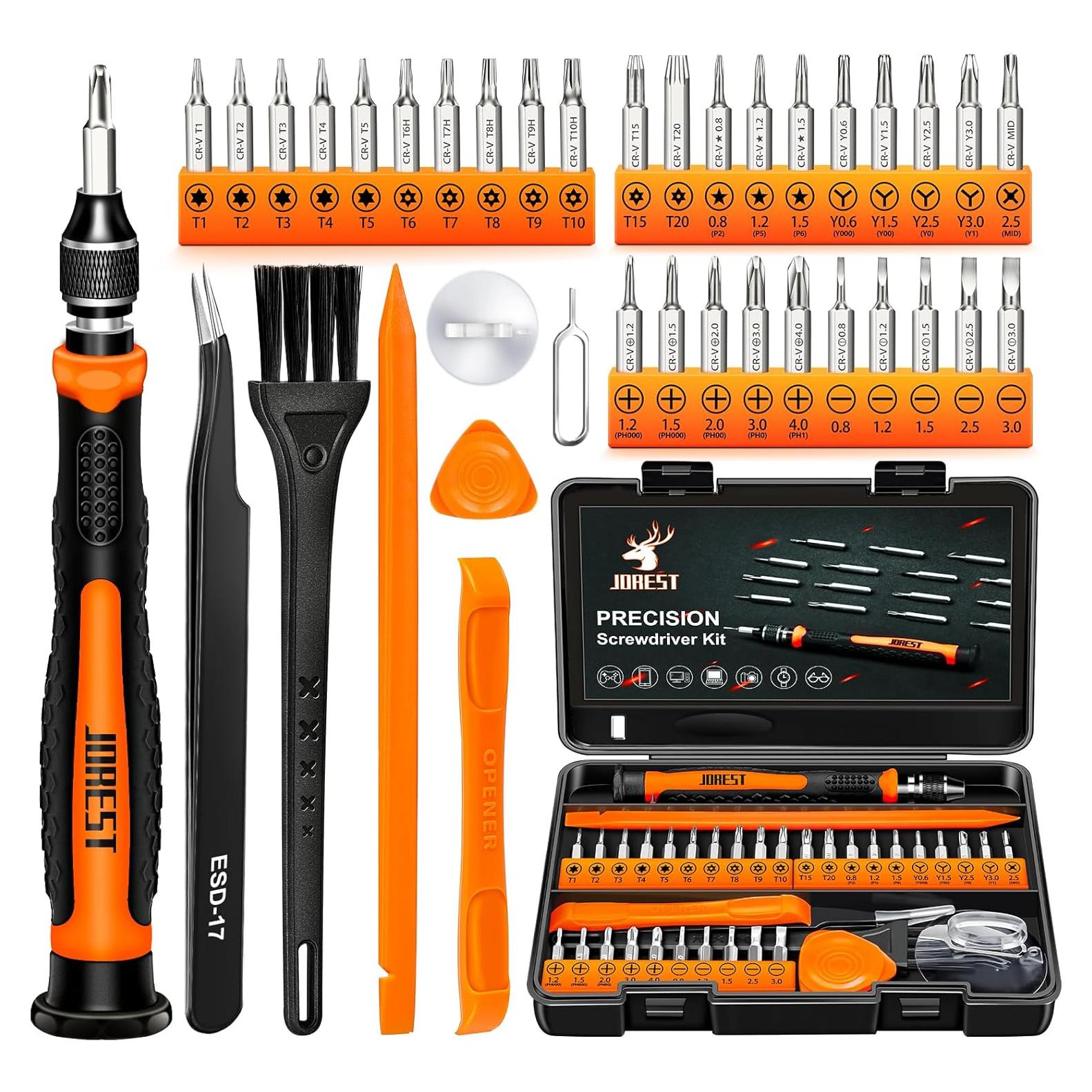 Juego de Destornilladores JOREST 38 Piezas Torx y Más