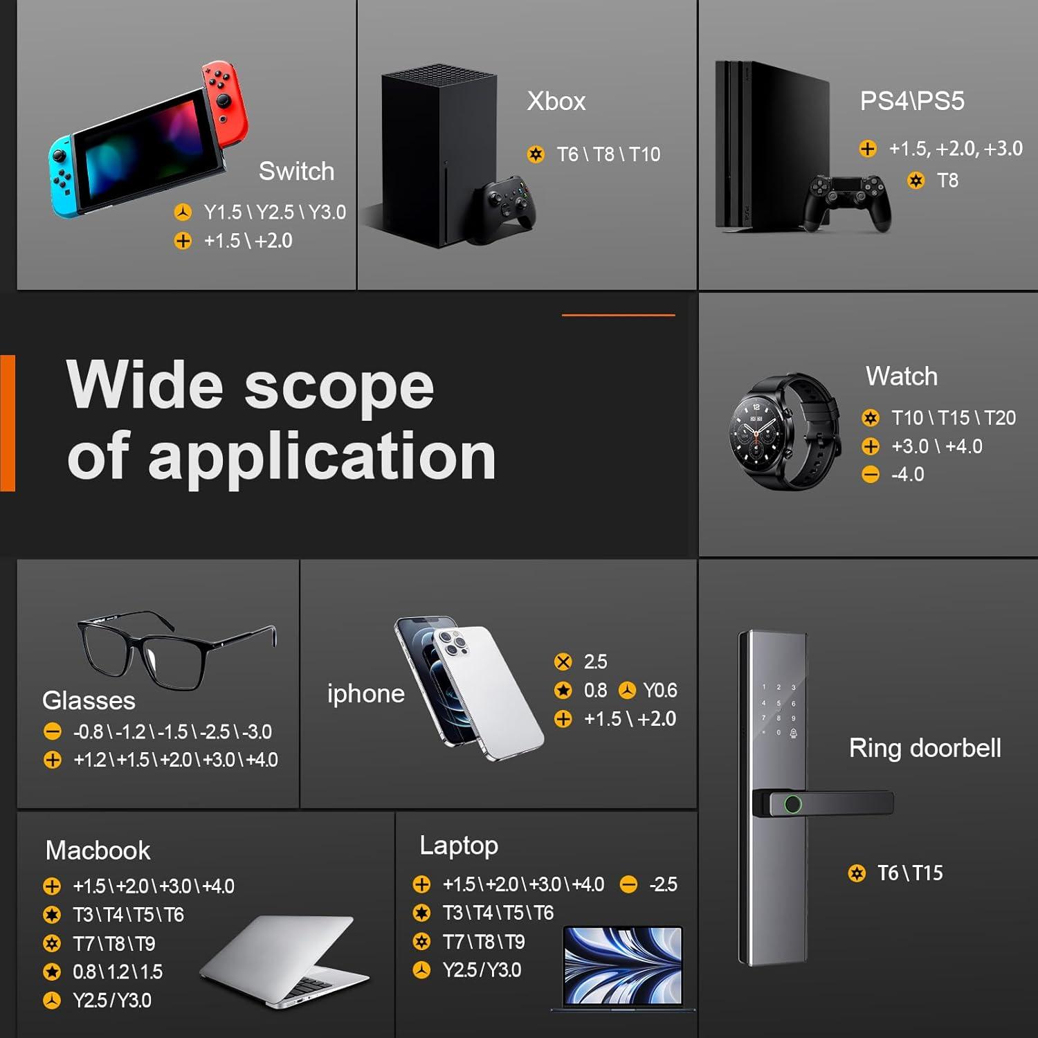 Juego de Destornilladores JOREST 38 Piezas Torx y Más