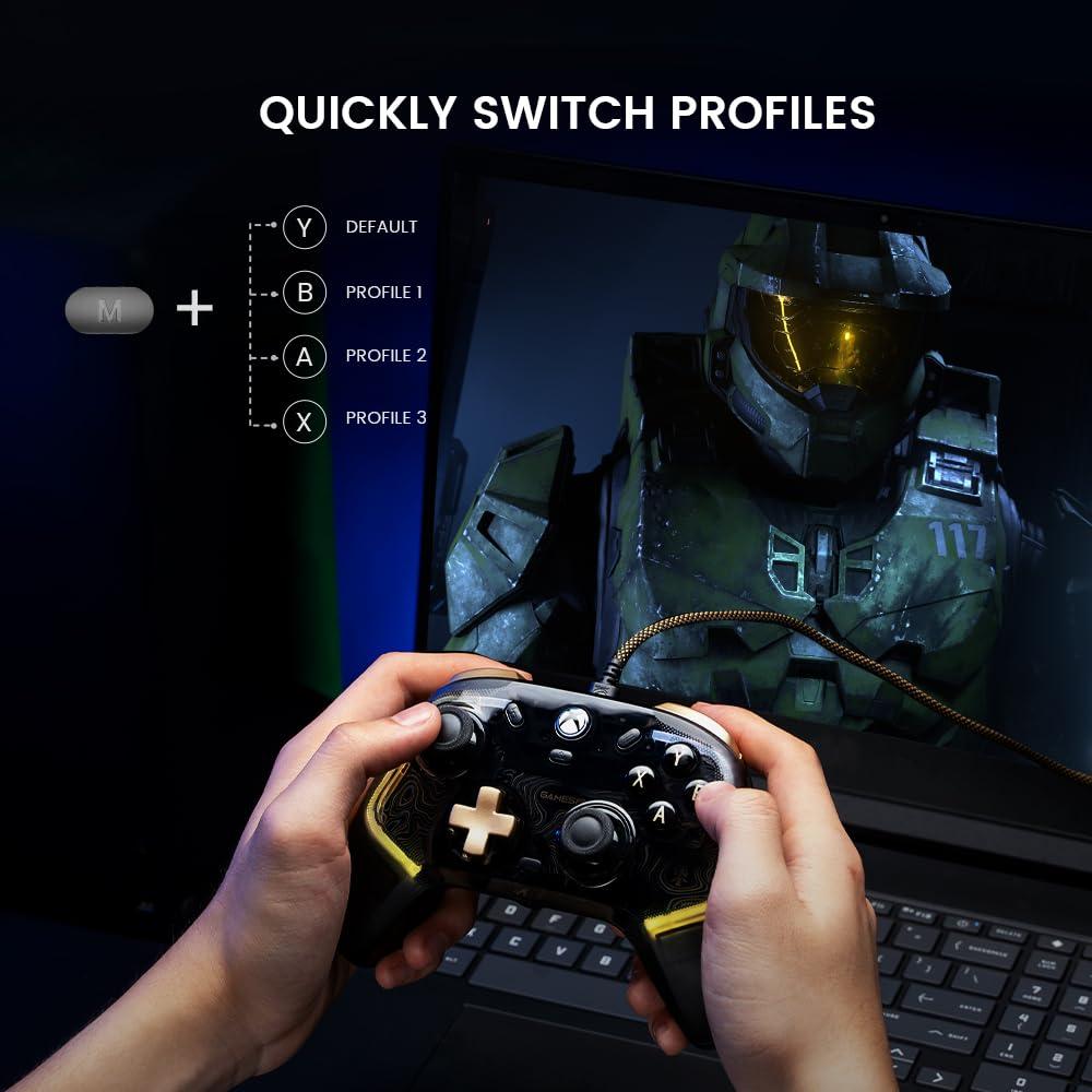 Controlador GameSir Kaleid Flux para Xbox y PC, RGB