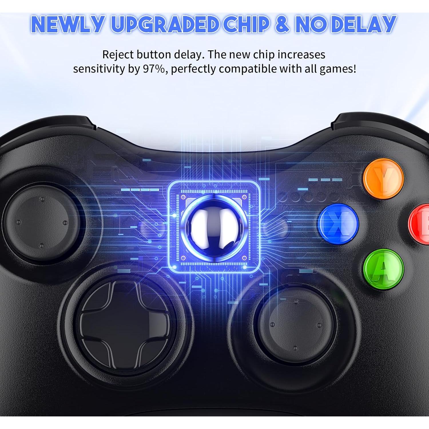 Controlador Inalámbrico Gamrombo Xbox 360 2 Pack Mejorado