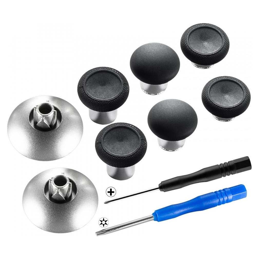 Palancas Magnéticas Metal 8 en 1 eXtremeRate para Xbox/PS4 - Negro