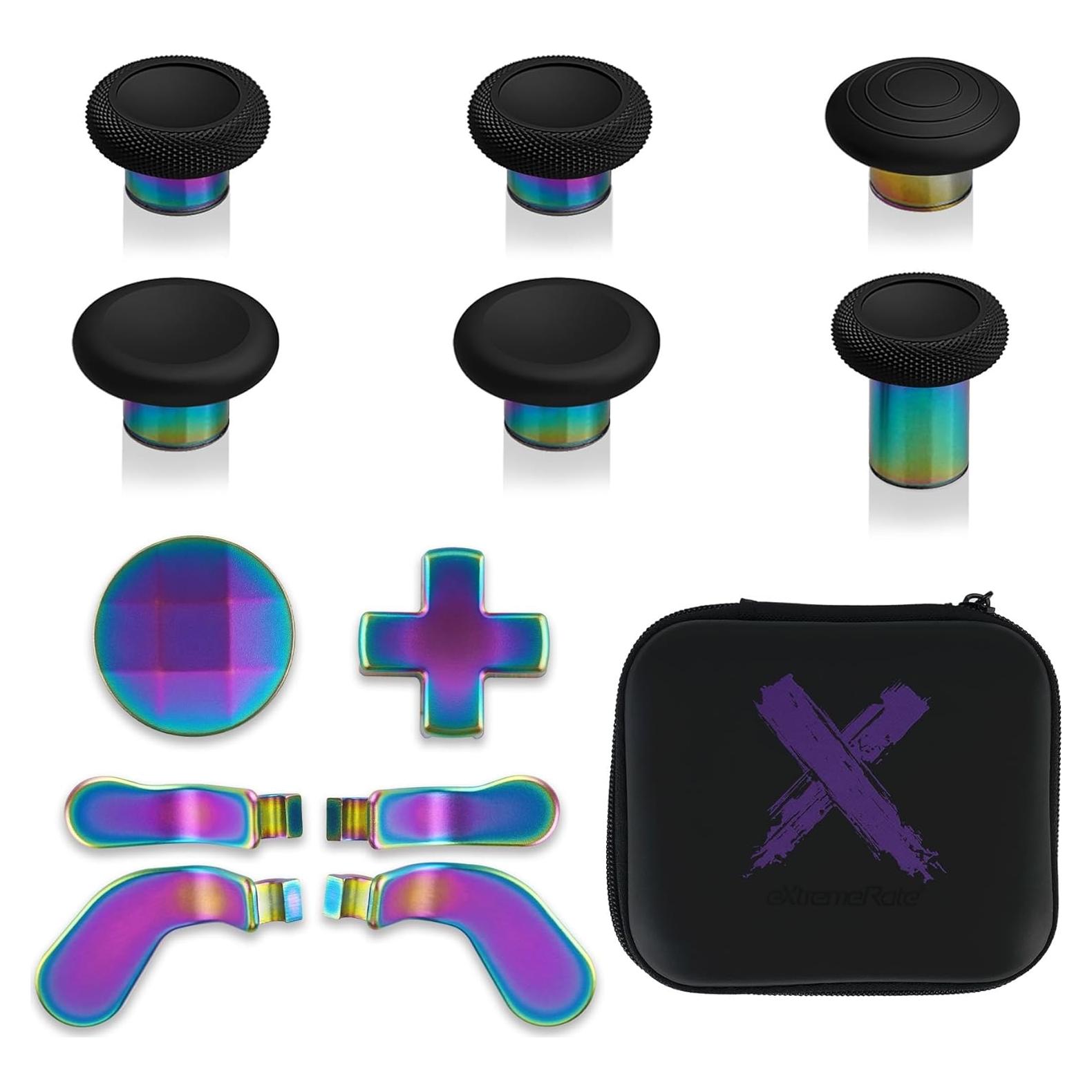 Kit 13 en 1 eXtremeRate para Controlador Xbox Elite 2 - Azul y Púrpura