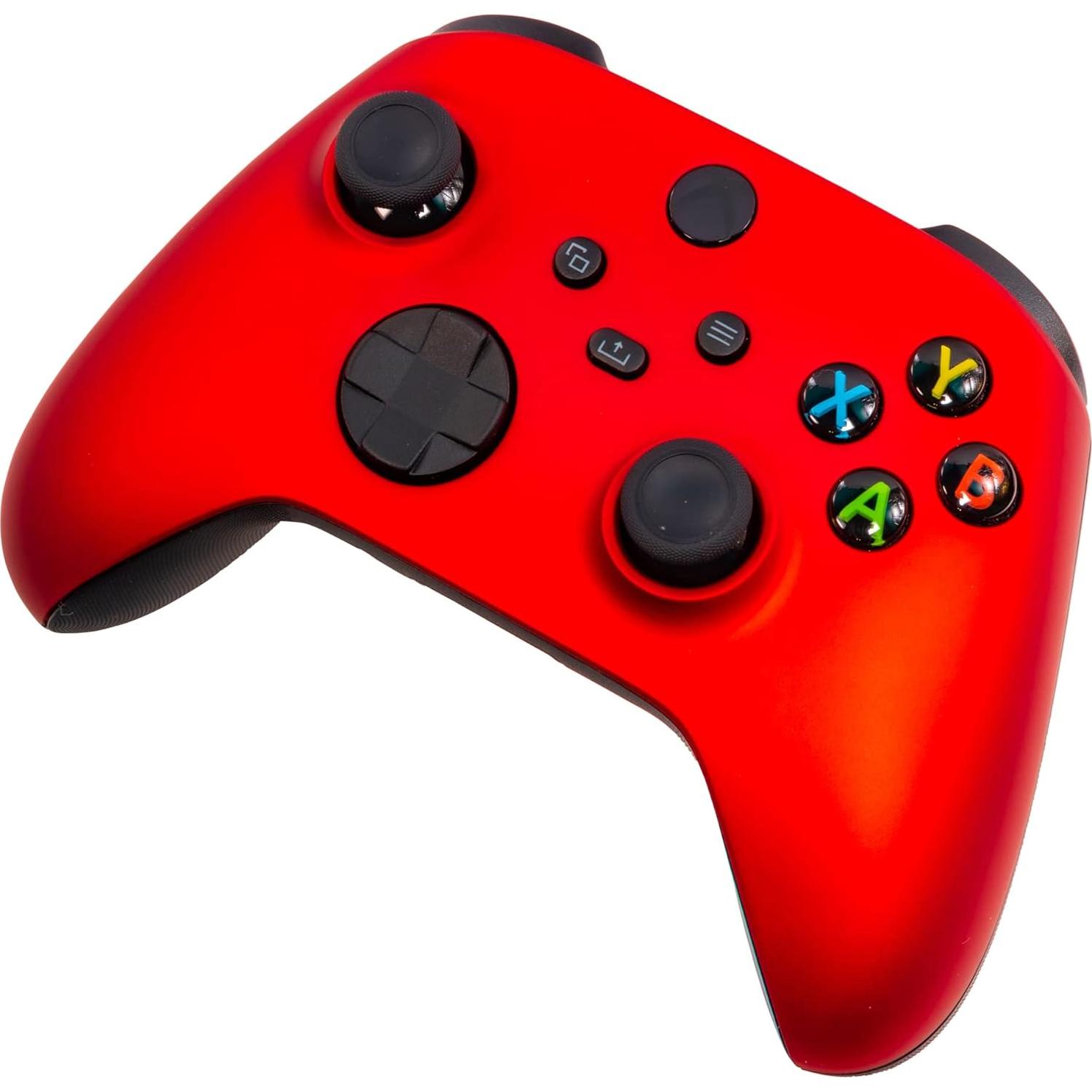 Controlador Xbox Series X/S Crazy Controllerz Rojo Tacto Suave