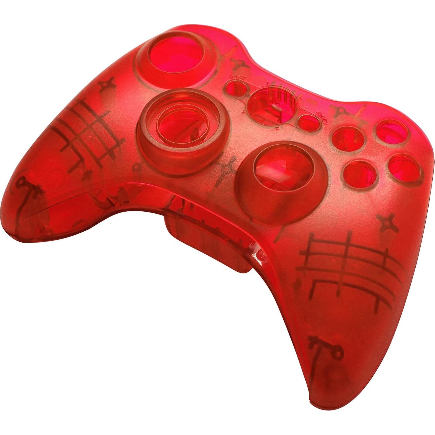 Kit Carcasa y Botones OSTENT para Controlador Xbox 360 Rojo