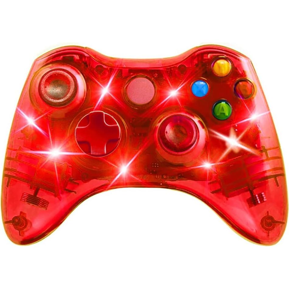 Kit Carcasa y Botones OSTENT para Controlador Xbox 360 Rojo