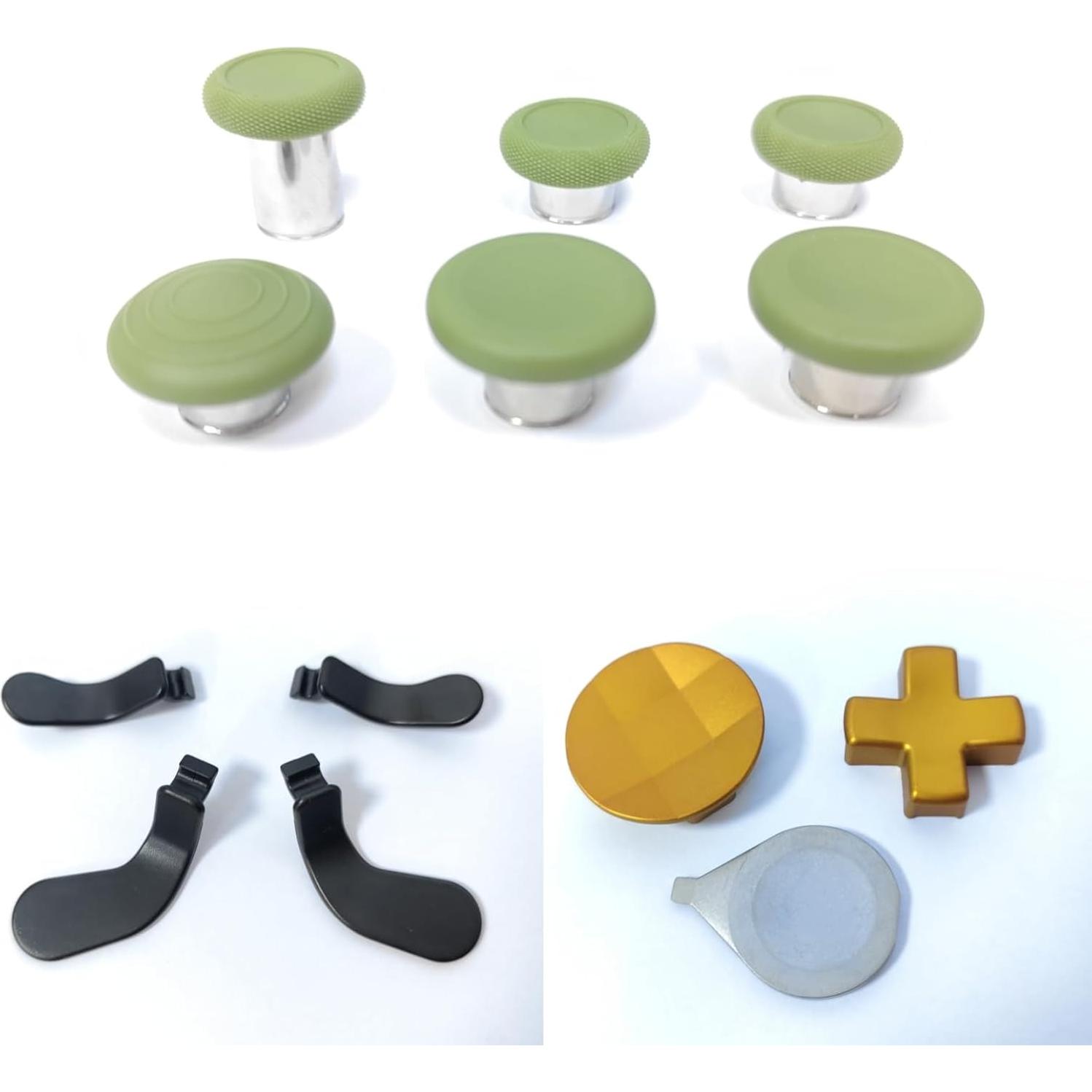 Palancas de metal Hzxkqmil para Xbox Elite Series 2, 13 piezas