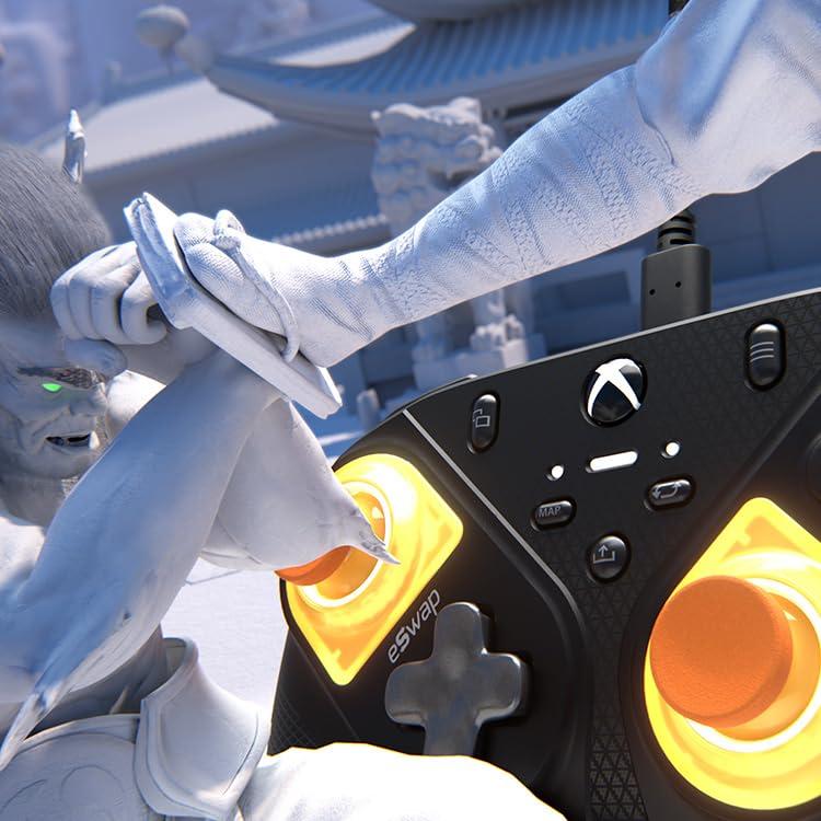 Controlador Pro Thrustmaster eSwap S Crystal Orange - Xbox/PC