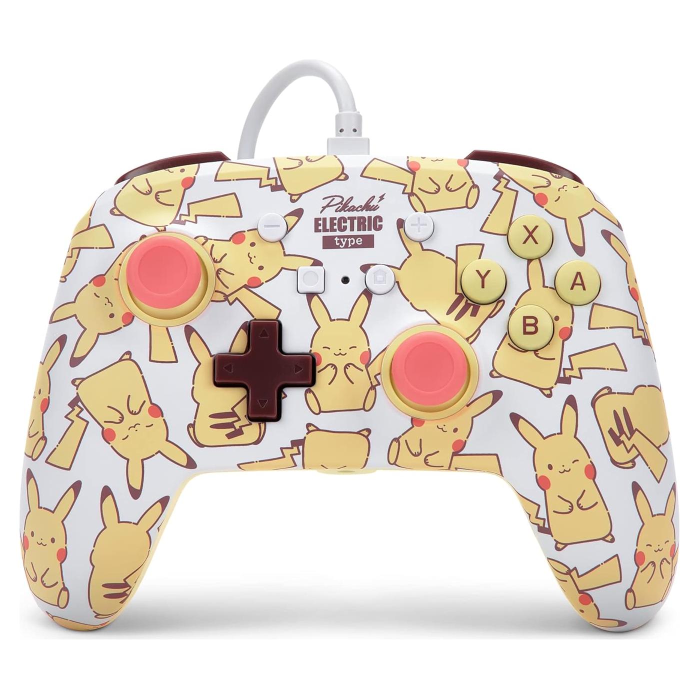 Controlador con cable PowerA para Nintendo Switch Pikachu