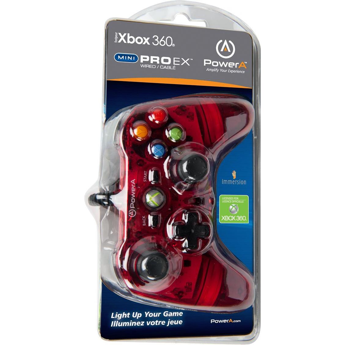 PowerA Mini Pro EX Wired Controller for Xbox 360 - Red