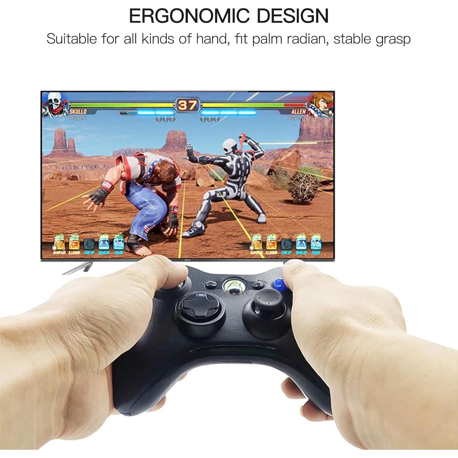 Gamepad USB con Cable USonline911 para Xbox 360 y PC