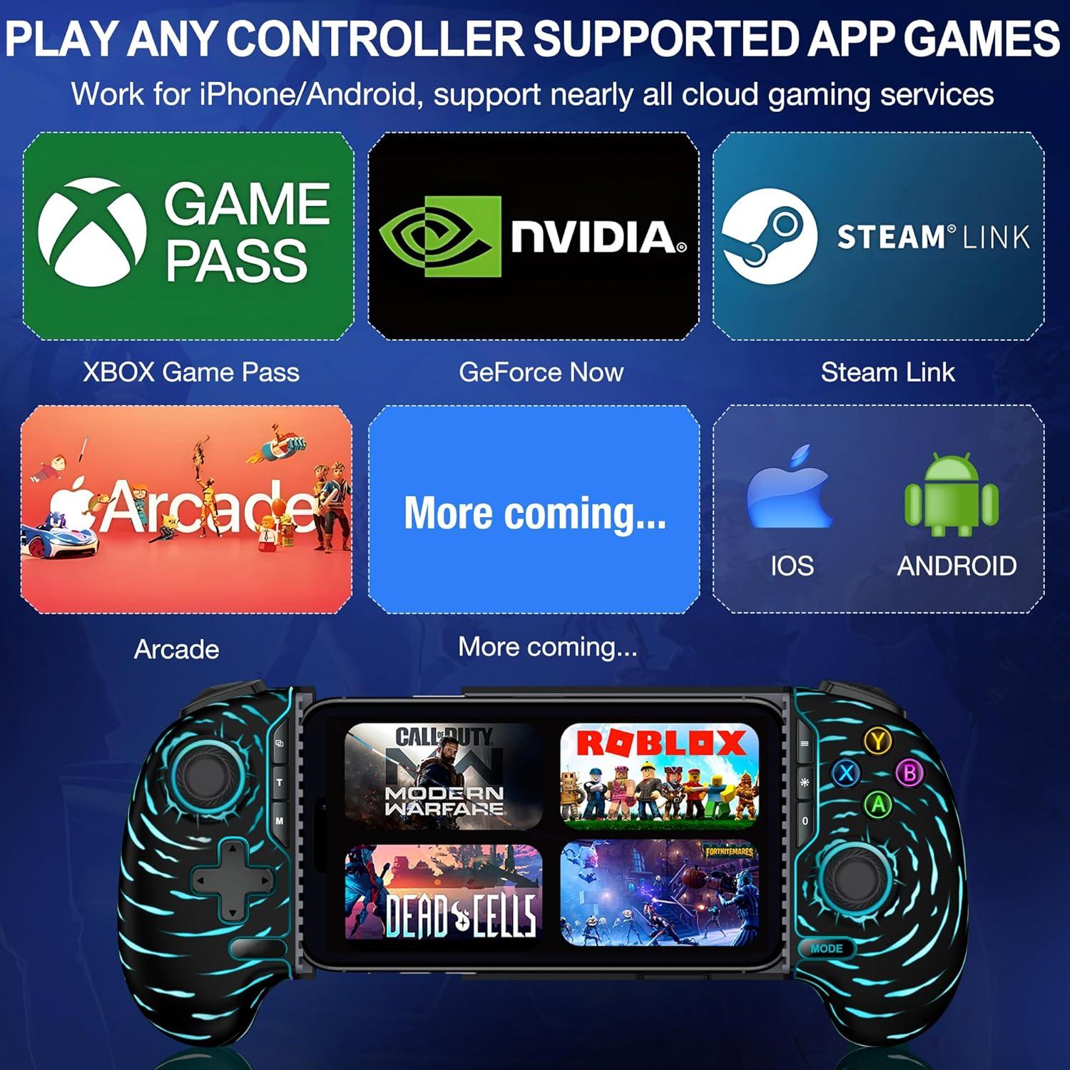 Controlador Inalámbrico para Juegos NinjaPlusOX - iPhone/Android
