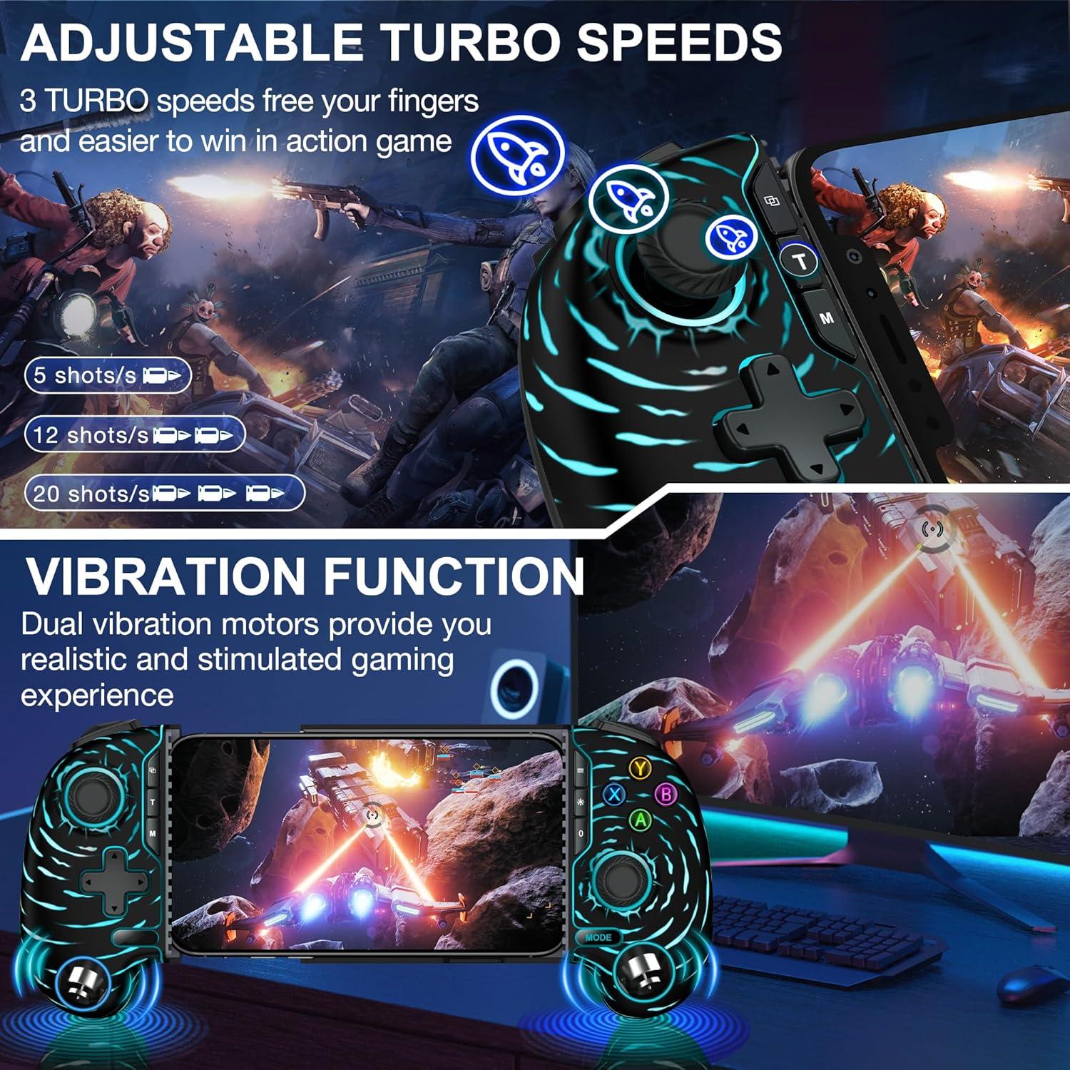 Controlador Inalámbrico para Juegos NinjaPlusOX - iPhone/Android