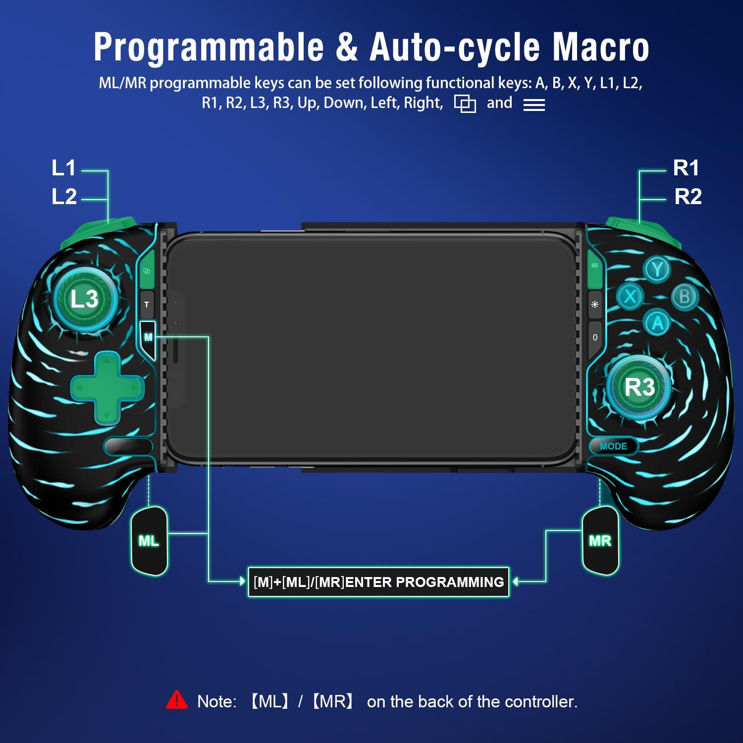 Controlador Inalámbrico para Juegos NinjaPlusOX - iPhone/Android