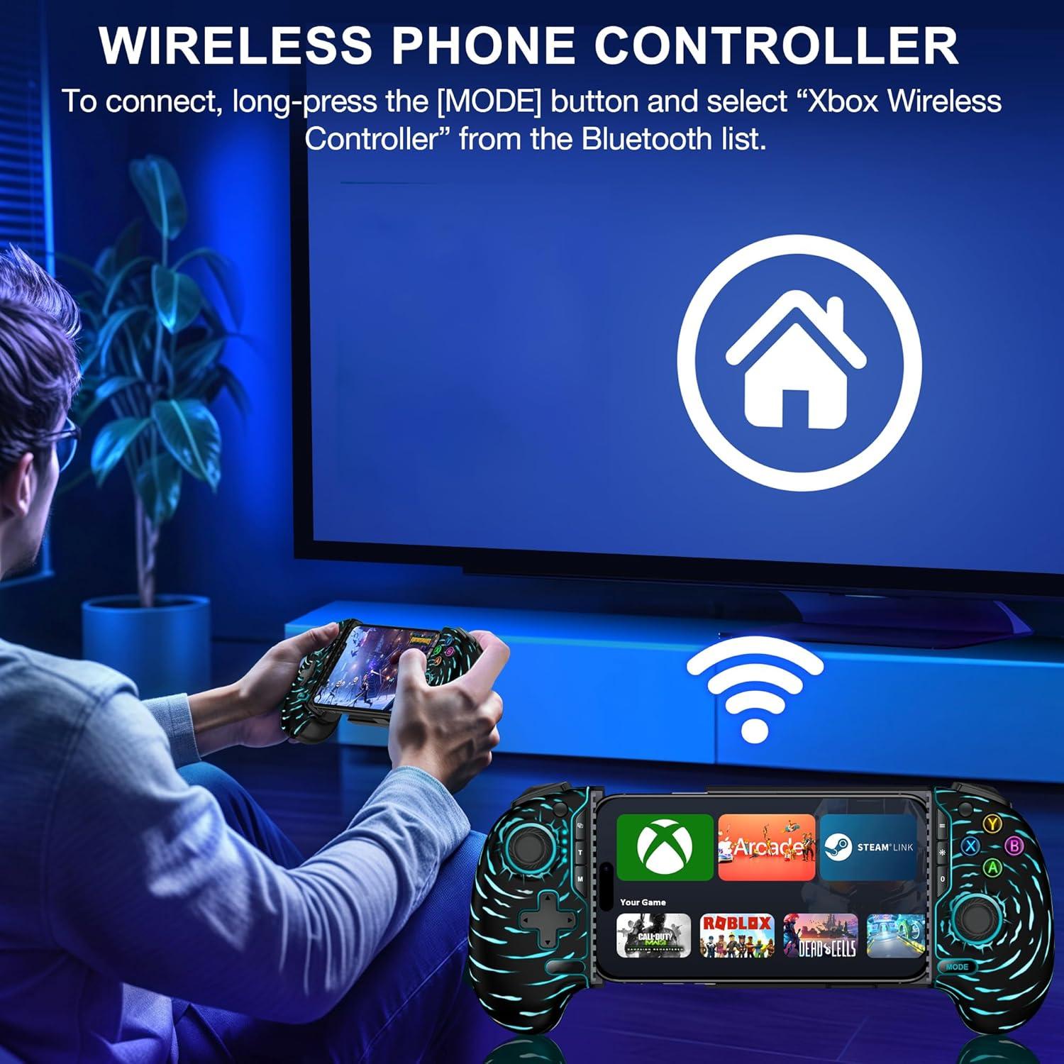 Controlador Inalámbrico para Juegos NinjaPlusOX - iPhone/Android