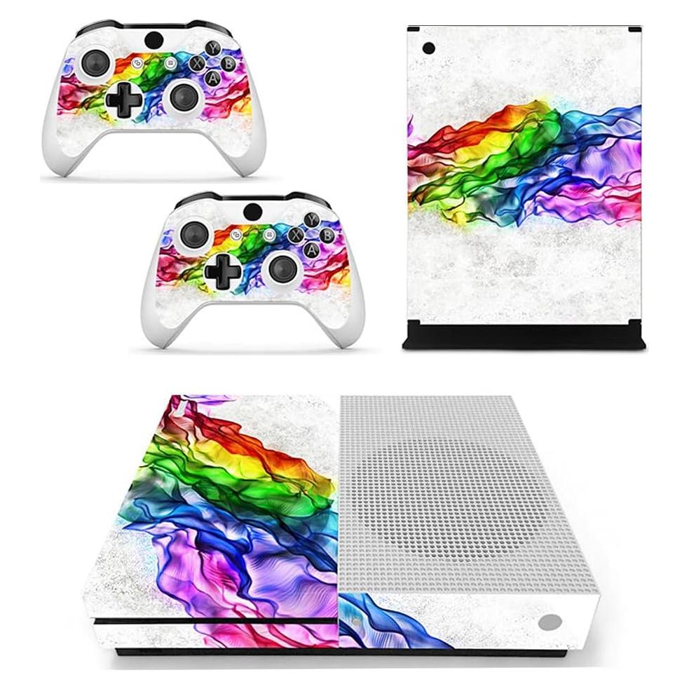 Piel de vinilo FOTTCZ para Xbox One Slim - Acuarelas