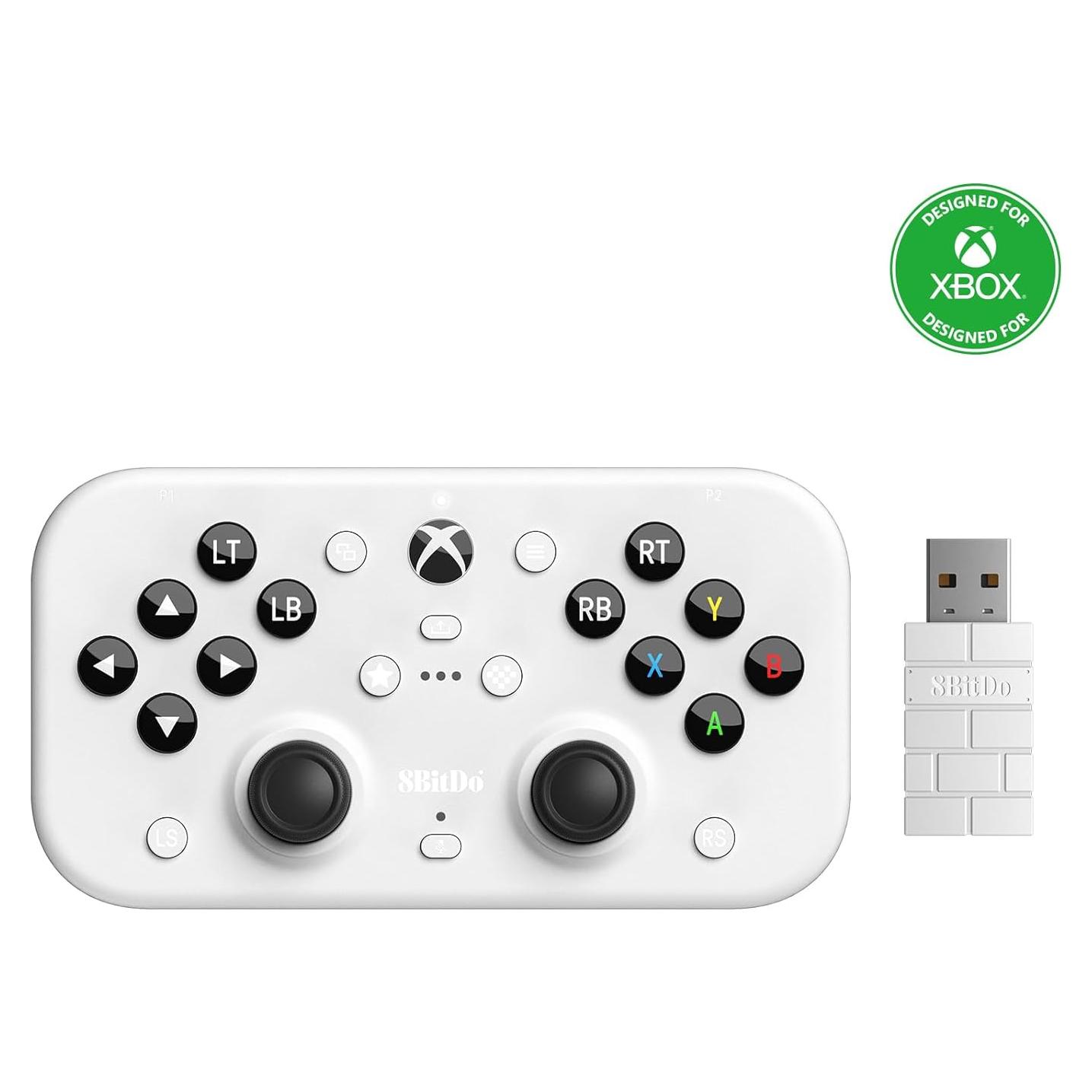 8Bitdo Lite SE 2.4G Wireless Controller for Xbox Series X|S, Xbox One, Windows 10/11, Gamepad with Hall Effect Joysticks, 3.5mm Audio Jack - Officially Licensed (Renewed)