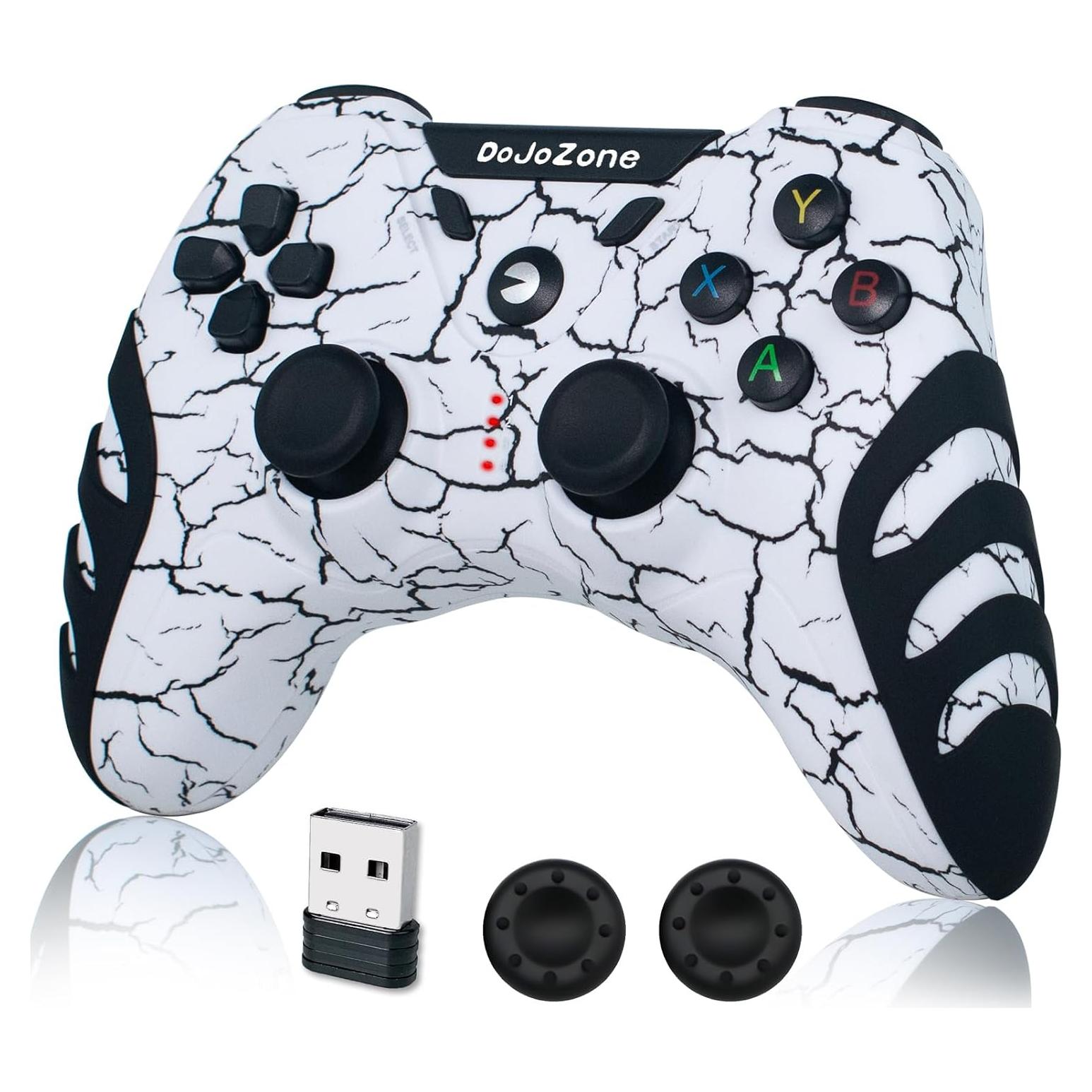 Controlador Inalámbrico DoJoZone para PC y PS3 con Vibración