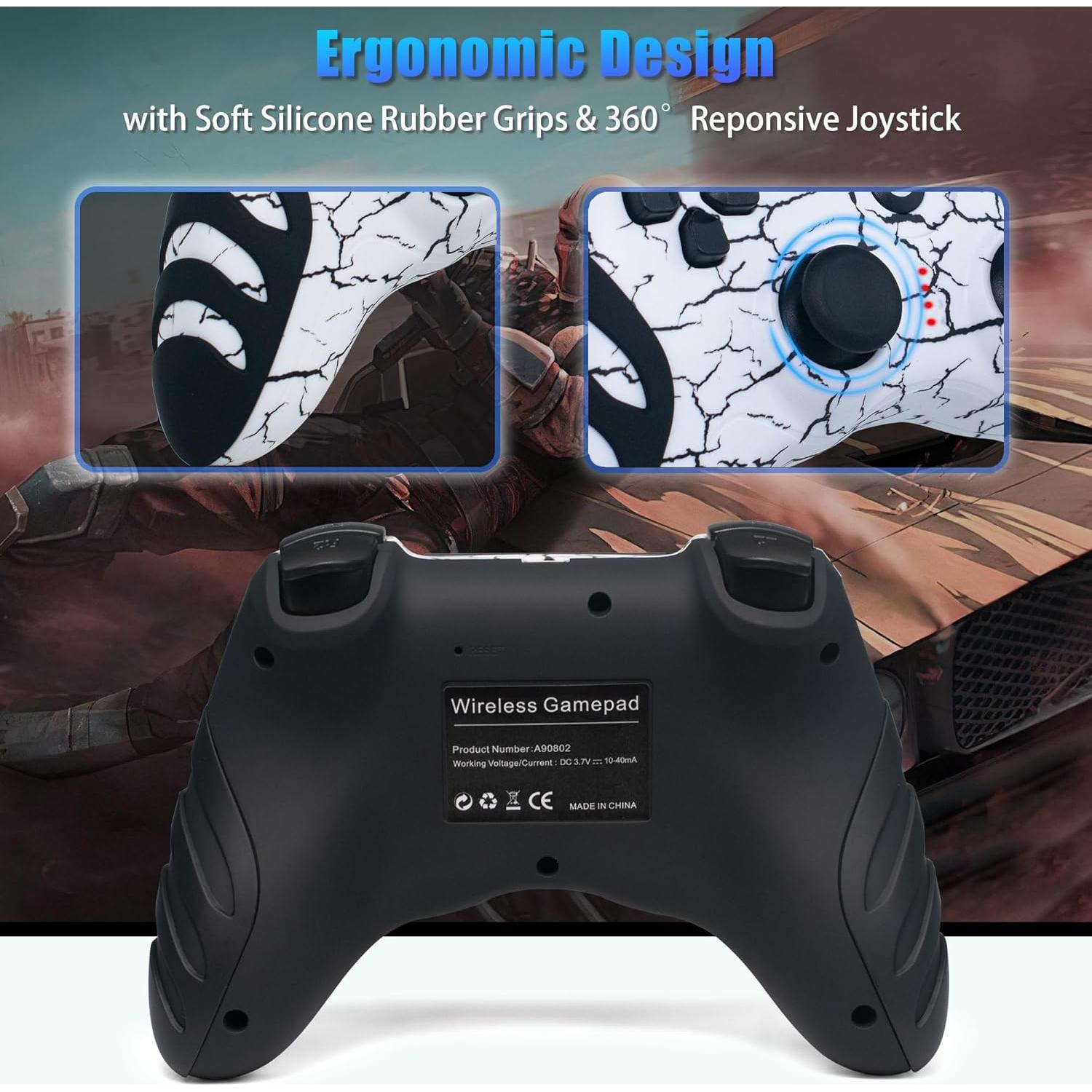 Controlador Inalámbrico DoJoZone para PC y PS3 con Vibración