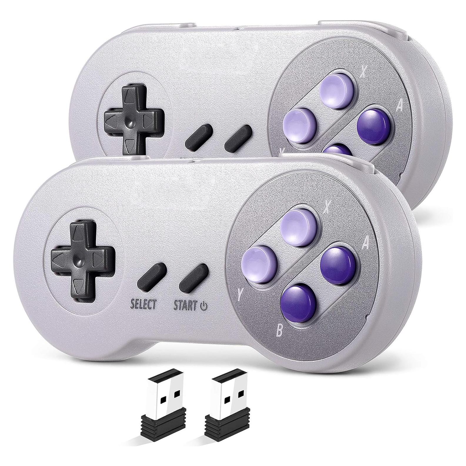 Controlador Inalámbrico USB iNNEXT SNES Retro 16.5x10.9cm