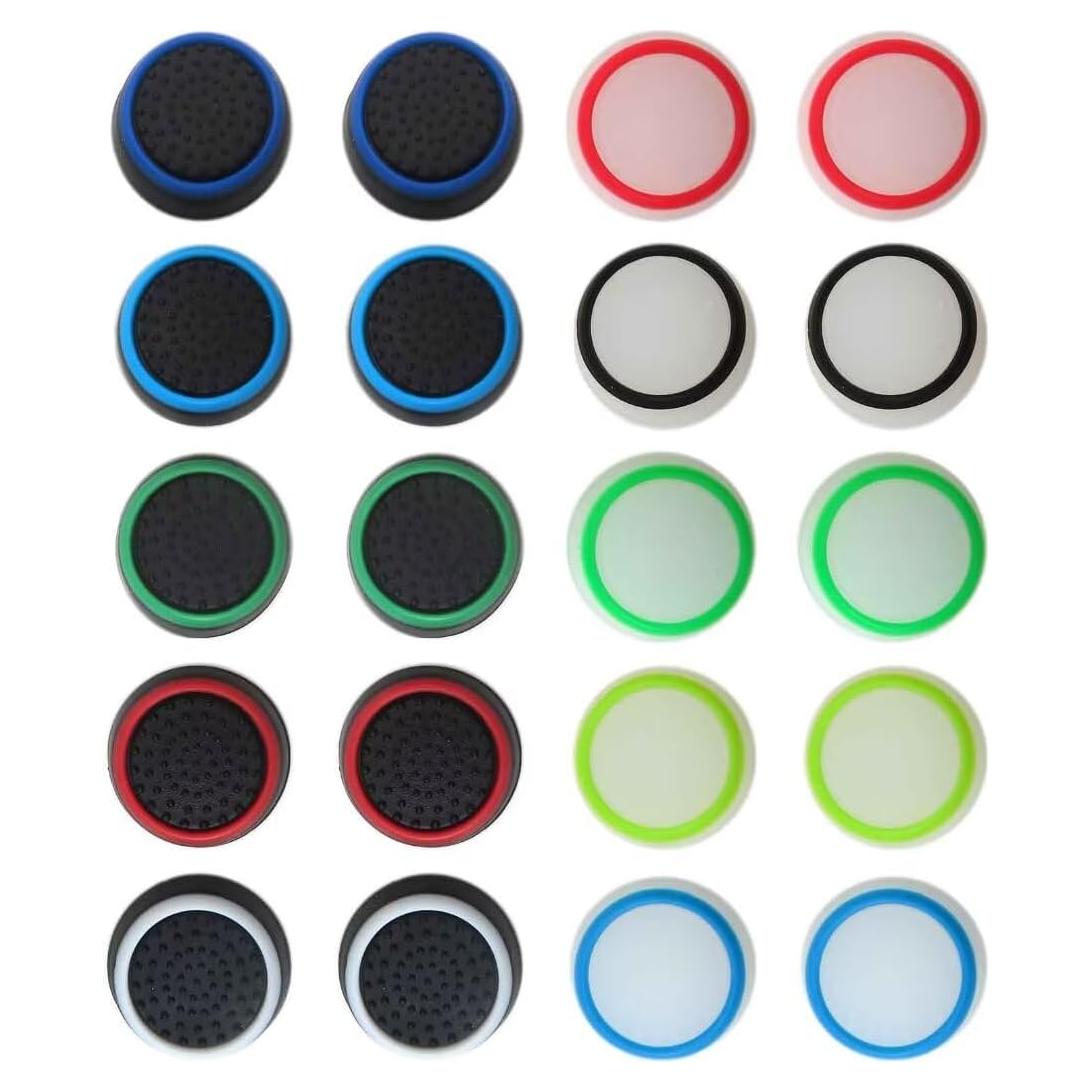 20 Tapas de Silicona para Joystick PS5 PS4 Xbox One Series