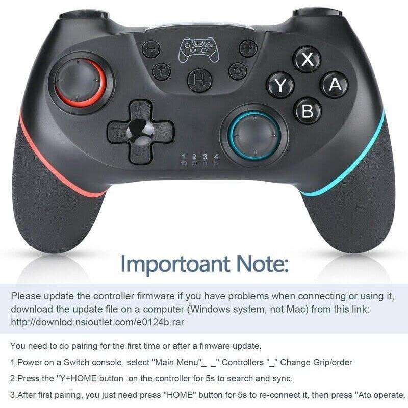 Controlador Inalámbrico Lyyes SW001 para Switch - Paquete de 2