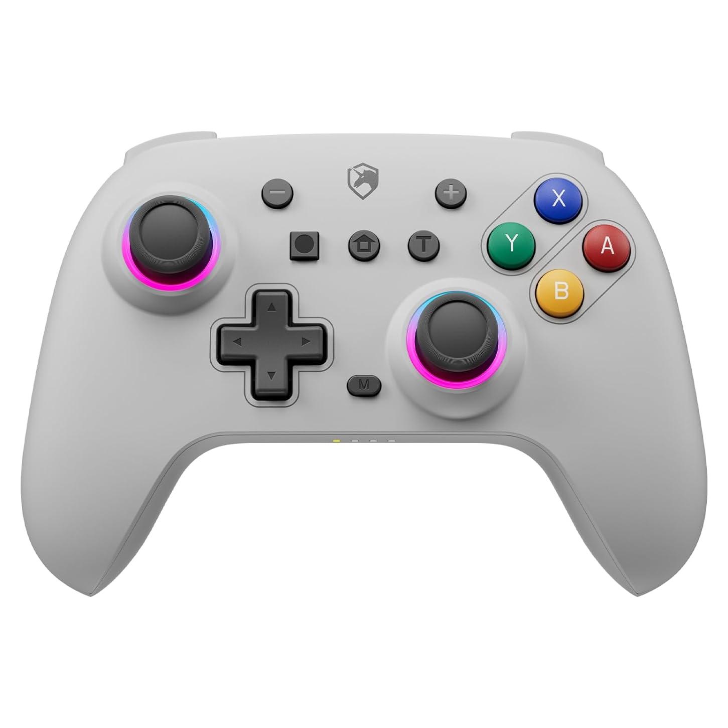 Controlador Inalámbrico ECHTPower para Nintendo Switch Gris