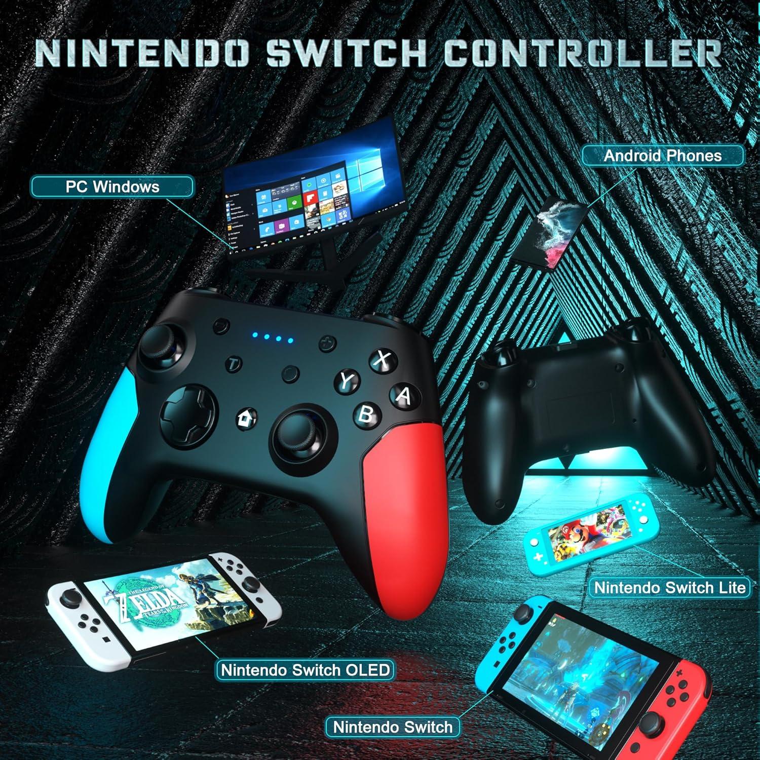 Controlador Inalámbrico Ponkor Pro para Nintendo Switch