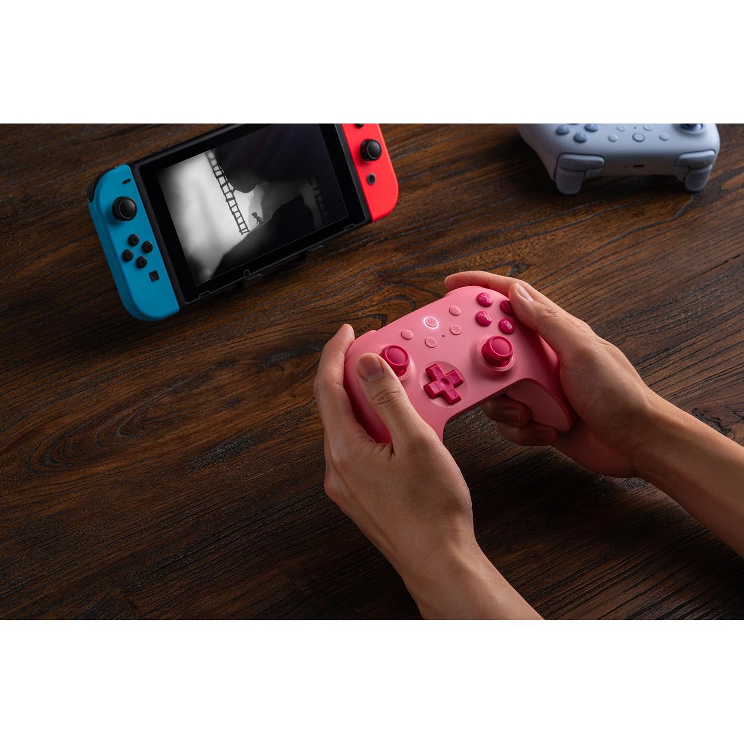Controlador Bluetooth 8BitDo Ultimate 2C Rosa para Switch