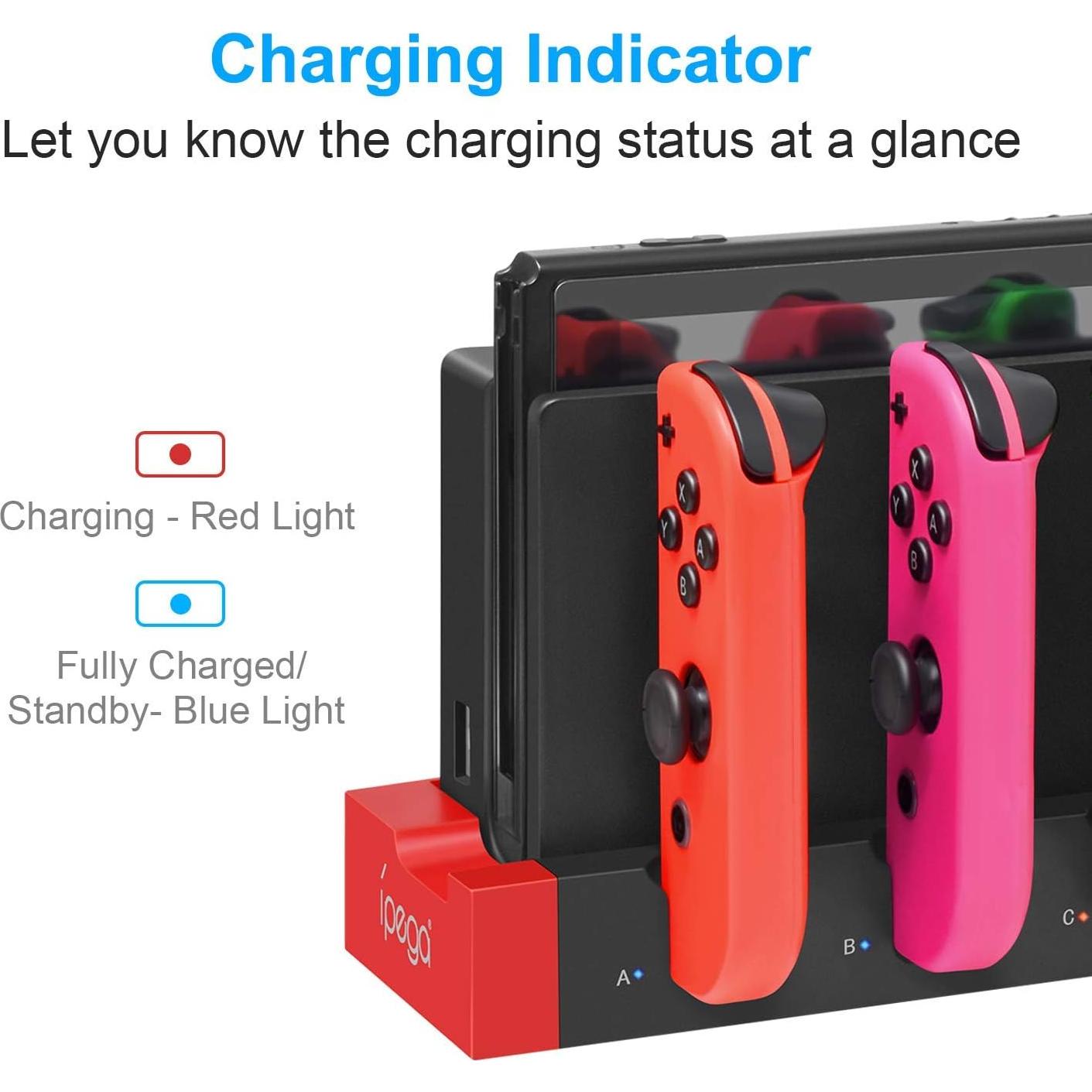 Base de Carga Joycon YUANHOT para Nintendo Switch y OLED