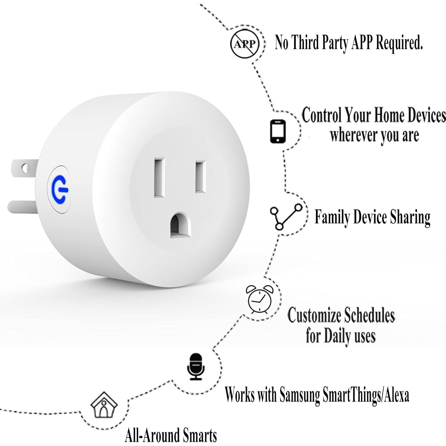 Enchufe Inteligente CMARS Makida ZigBee 2 Pack Compatible Alexa