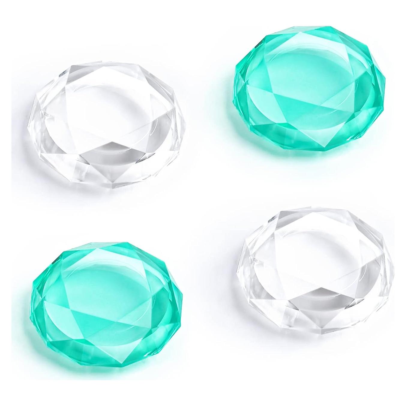 Tapas de Agarre DLseego Diamante 3D para Joy-Con - 4PCS
