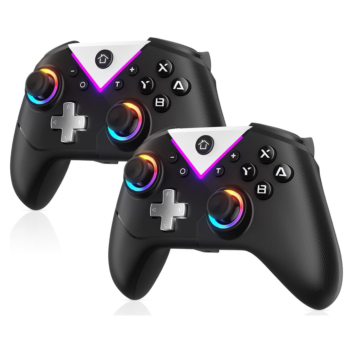 Controlador Inalámbrico Dinosoo RGB para PC y Switch