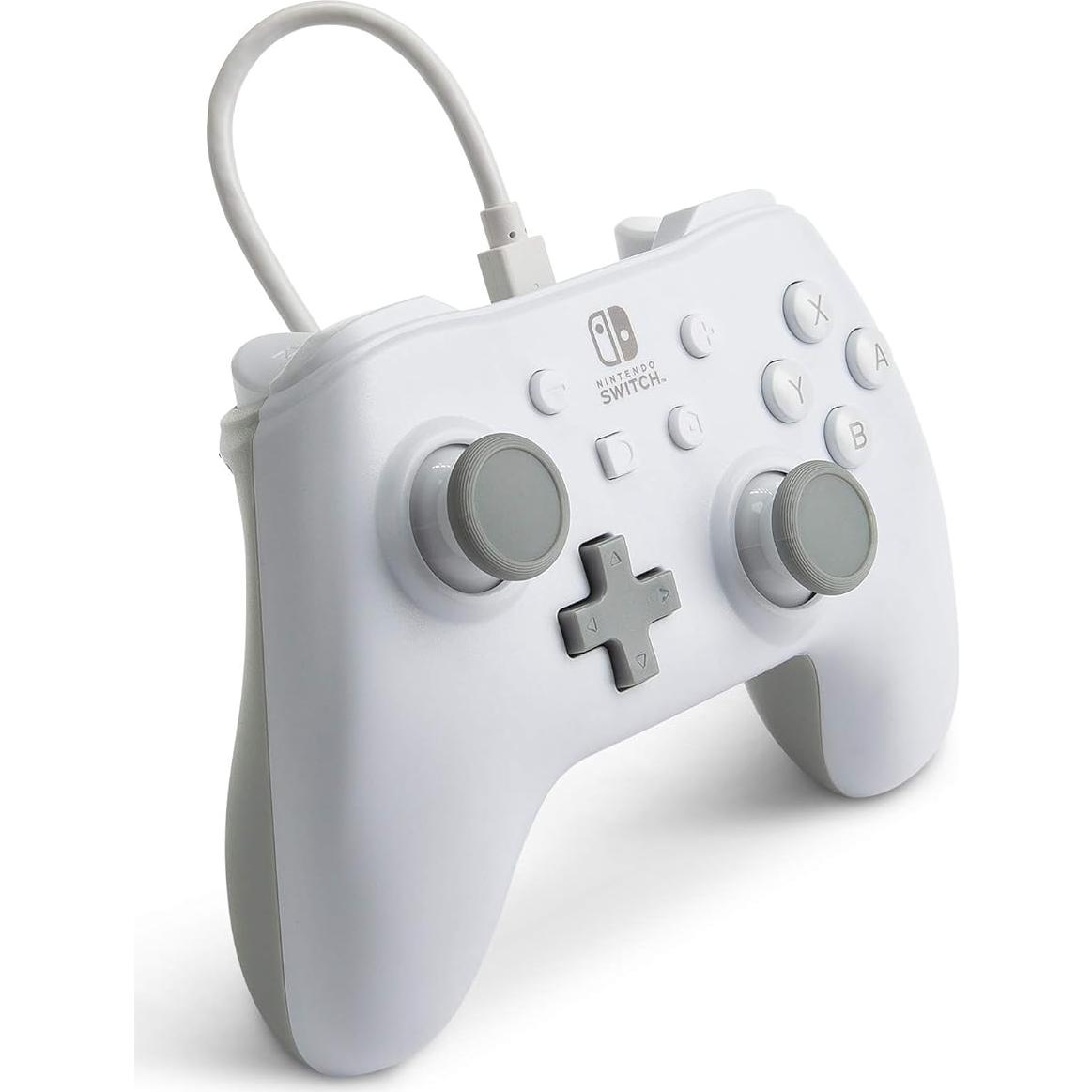 Controlador con cable PowerA para Nintendo Switch - Blanco
