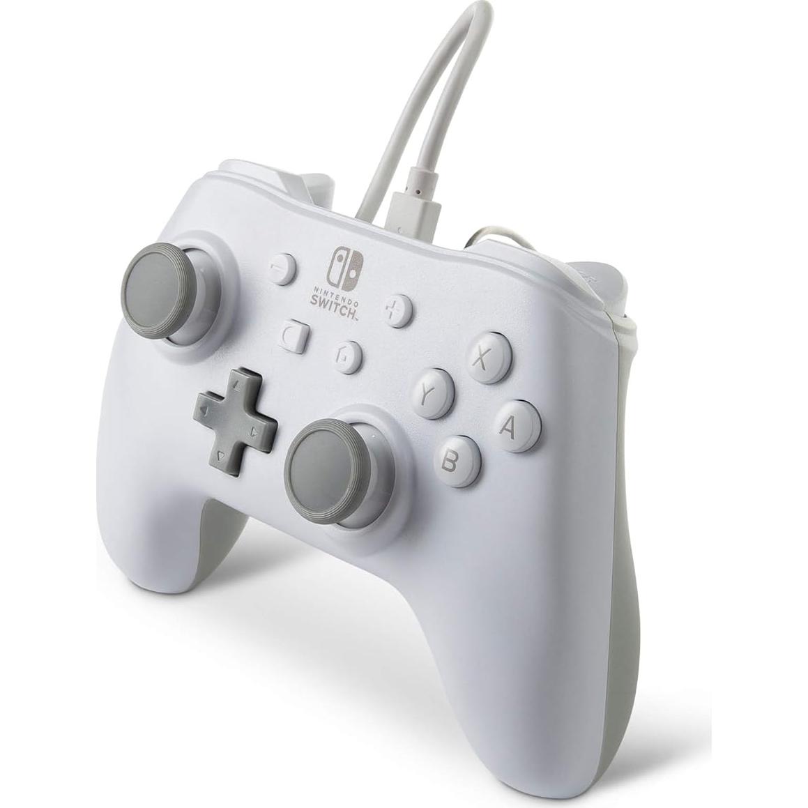 Controlador con cable PowerA para Nintendo Switch - Blanco