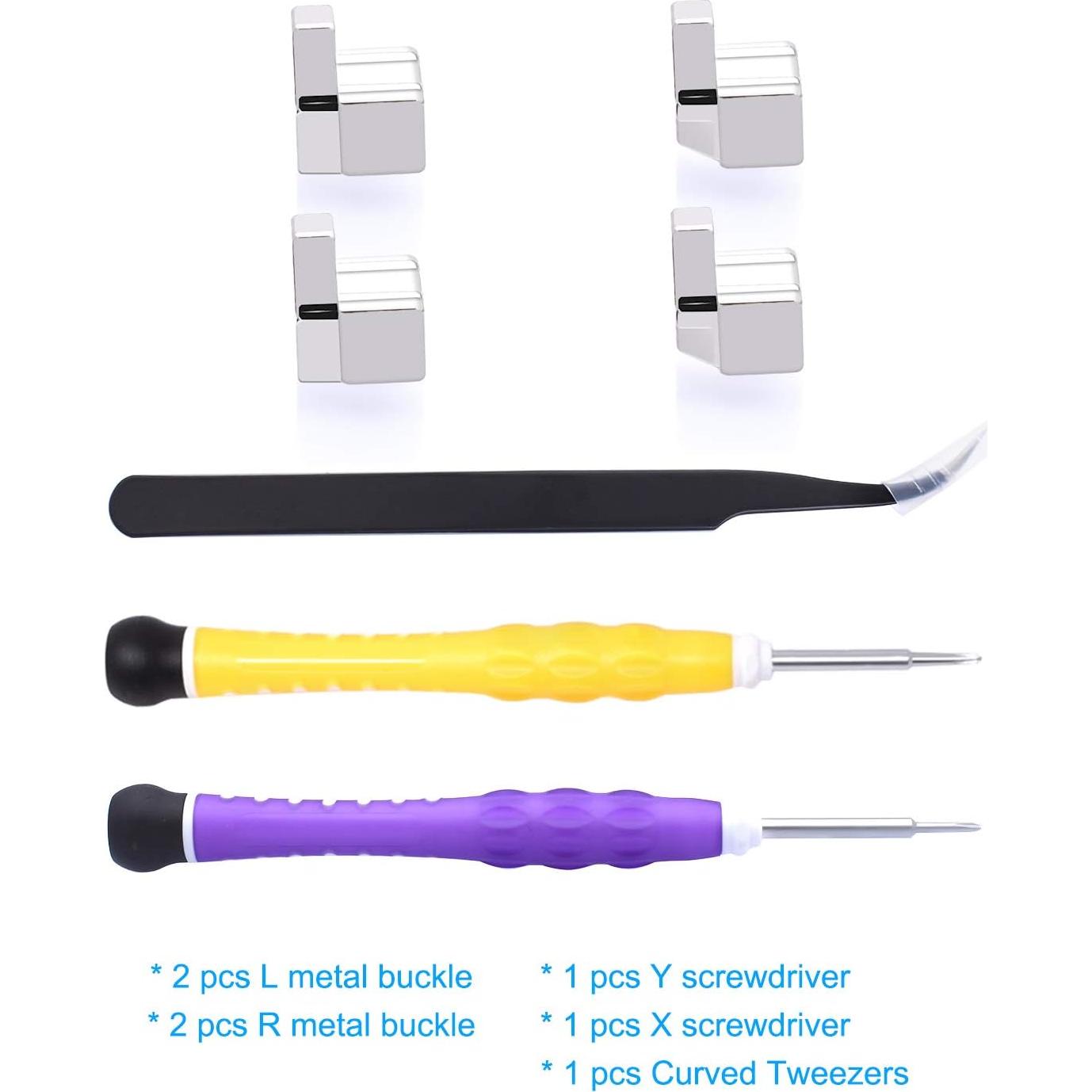 Pestillos Metálicos FYOUNG para JoyCon Switch - Kit de Reparación