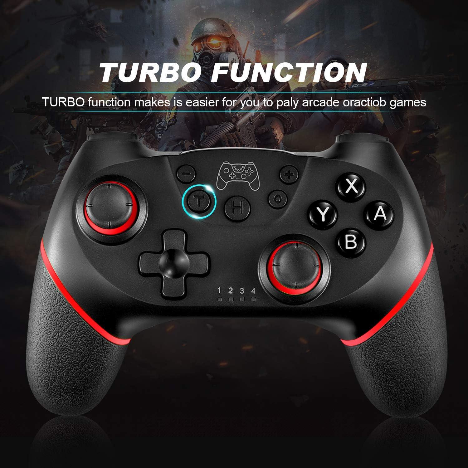 Controlador Pro Inalámbrico ASTARRY para Switch - Ergonomía y Turbo