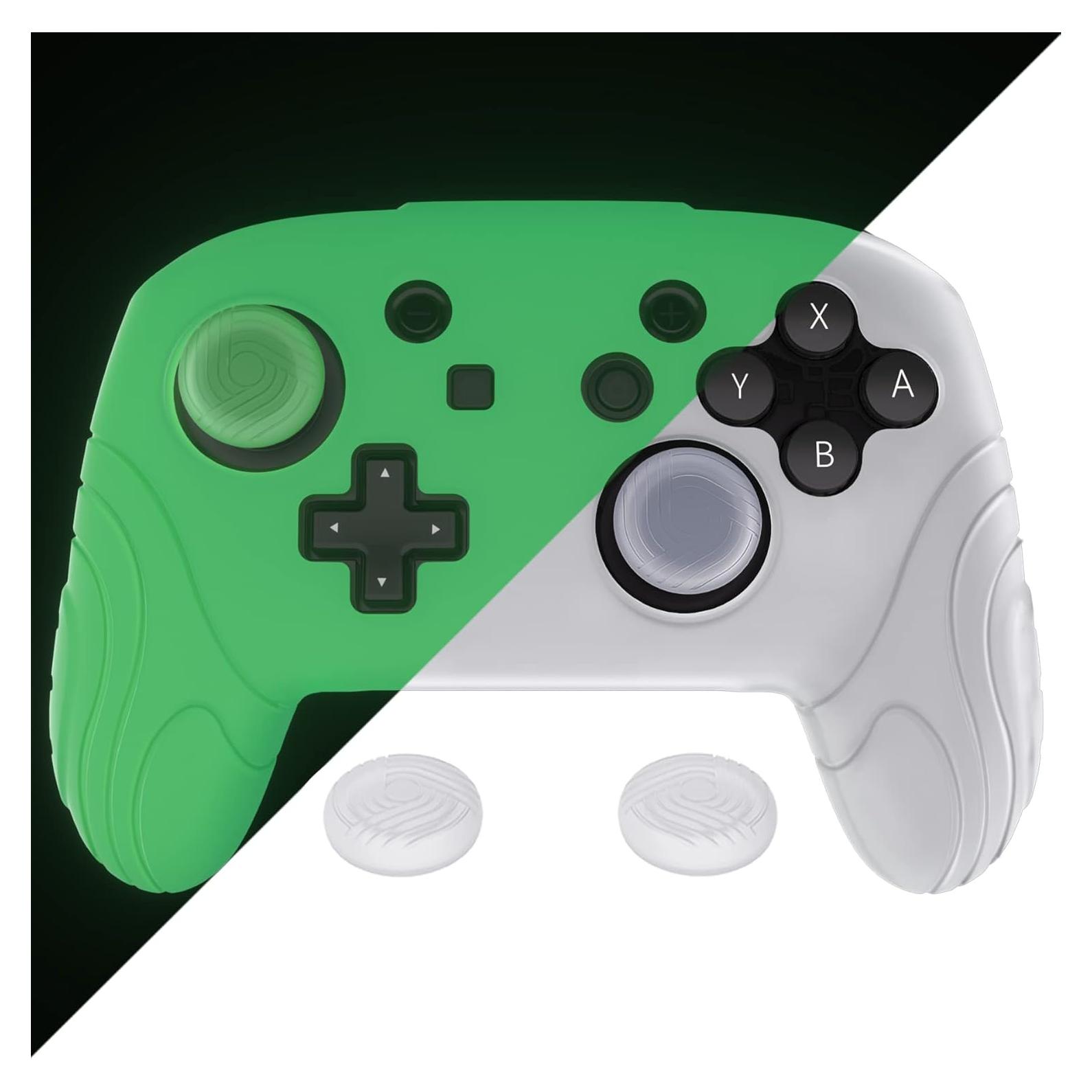Funda Protectora PlayVital para Controlador Pro Switch Verde