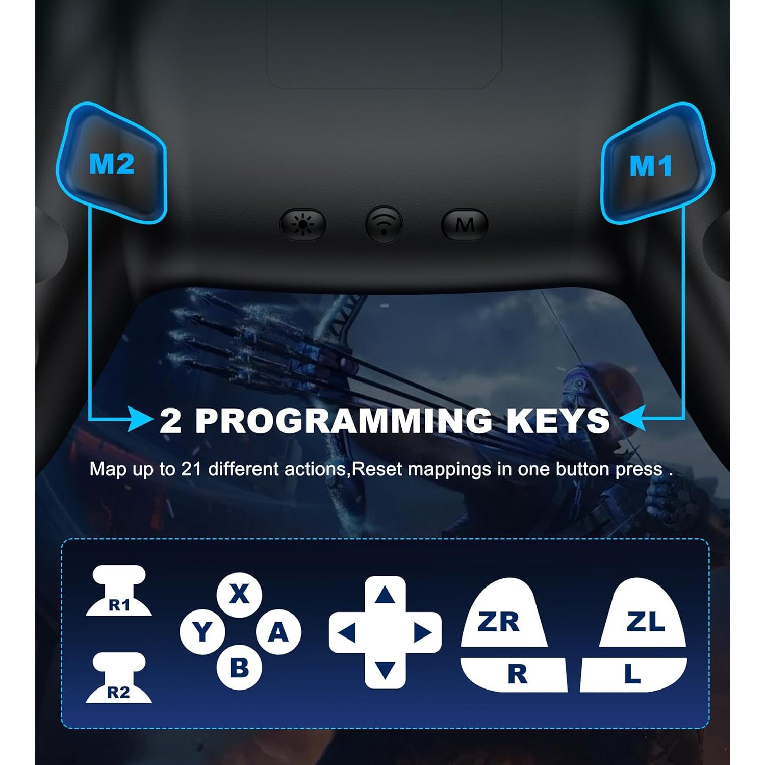 Controlador Inalámbrico NealGamefy para PC y Switch - Bluetooth
