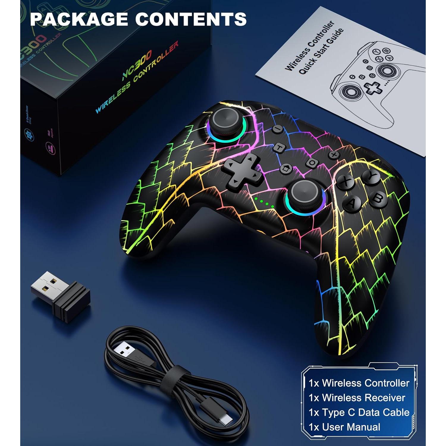 Controlador Inalámbrico NealGamefy para PC y Switch - Bluetooth