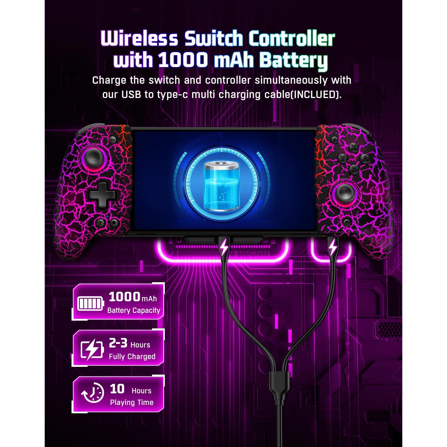 Controlador Inalámbrico Spican JC200 para Nintendo Switch