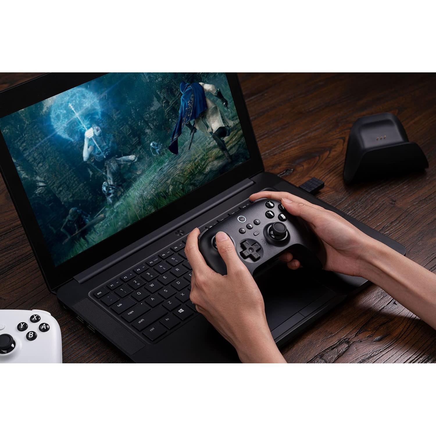 Controlador Bluetooth 8Bitdo Ultimate Negro con Base de Carga
