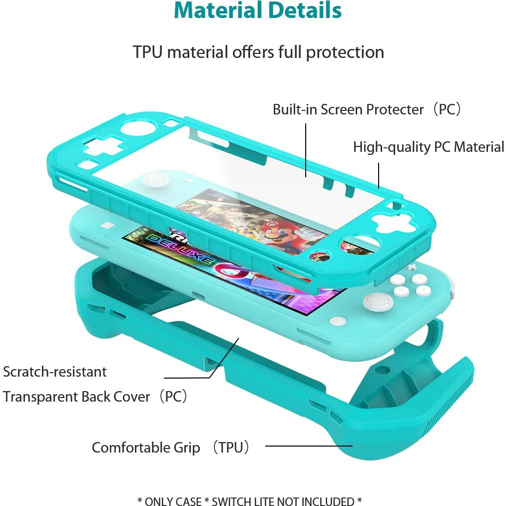 Funda Protectora FIWWAT para Nintendo Switch Lite Azul