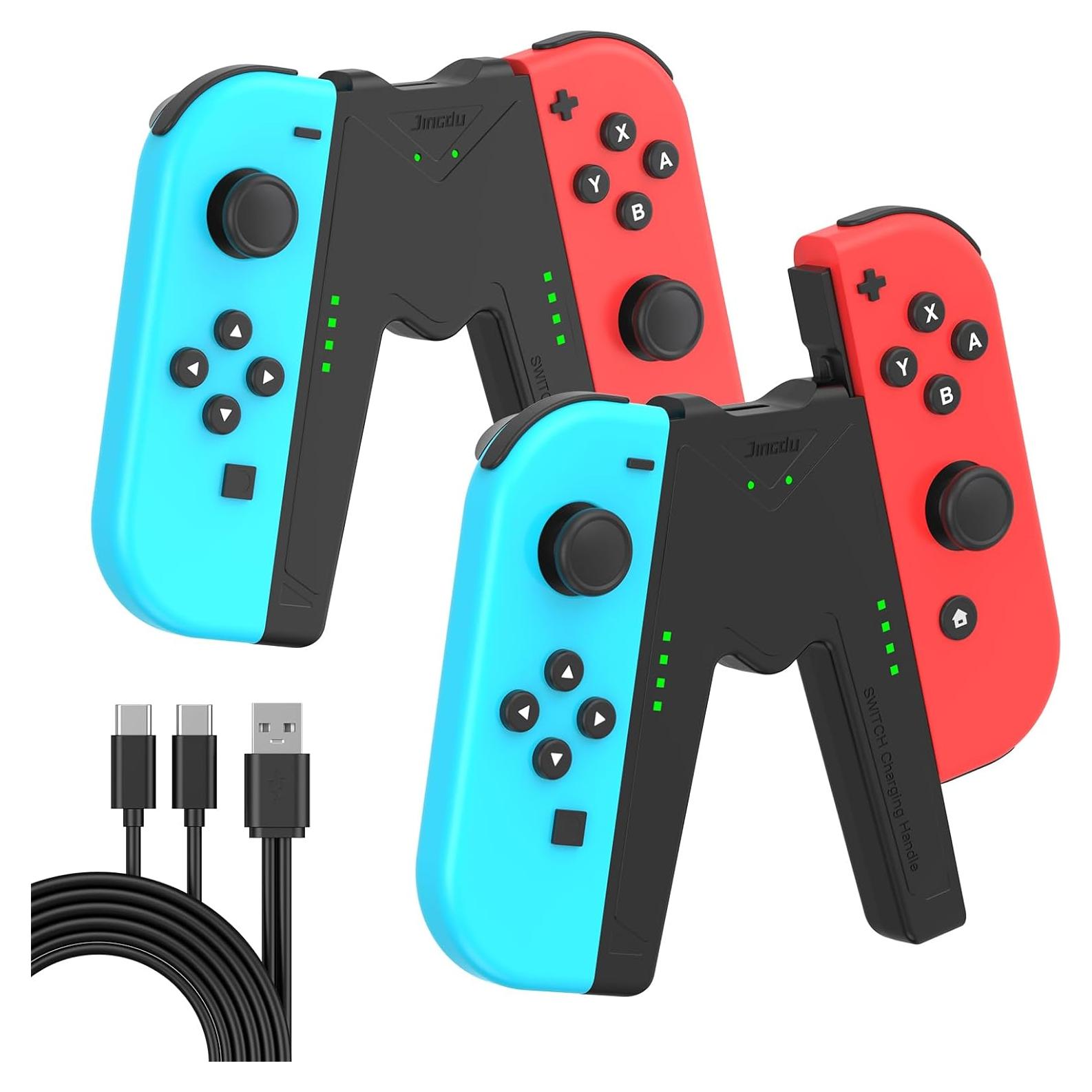 Grip de Carga Joy-Con JINGDU para Nintendo Switch OLED
