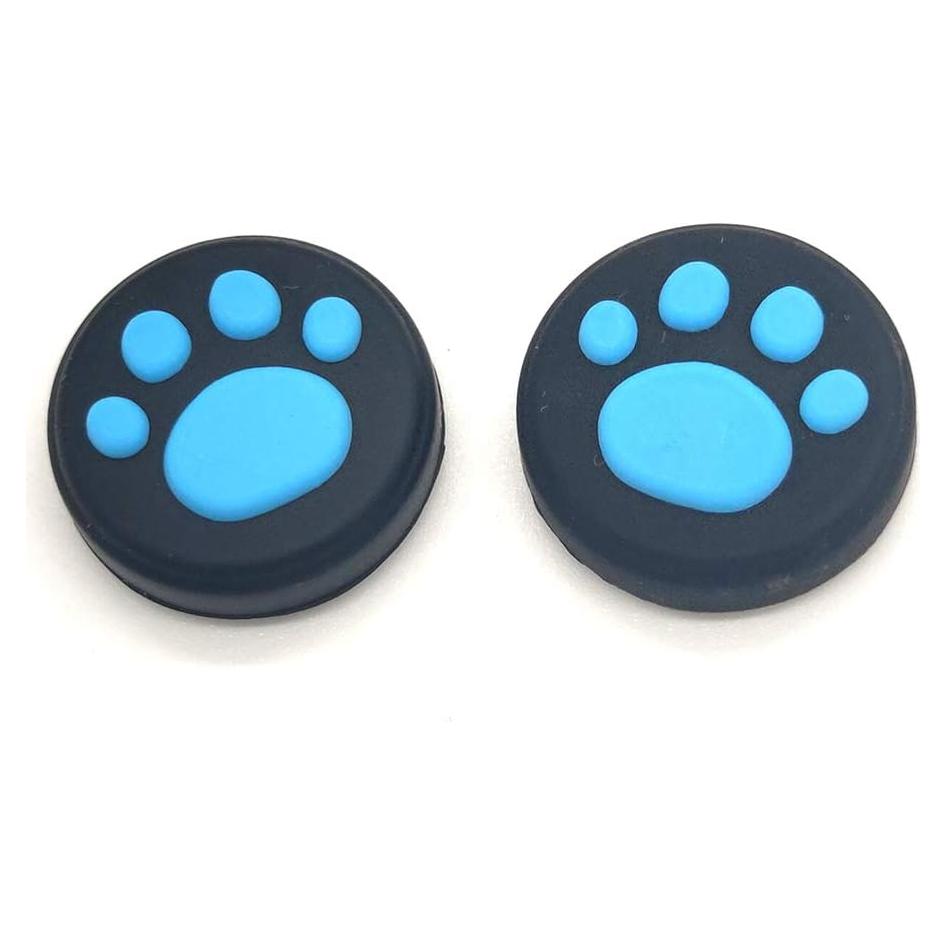 2 Tapas Silicona Joystick Ambertown Gato Azul para Switch